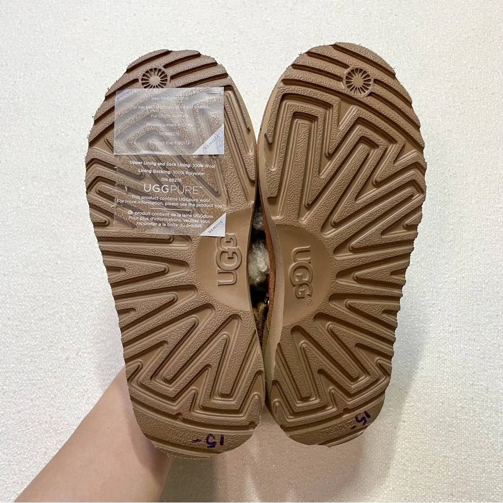 NEW UGG Toddler Logo Slipper Sandal Size 12